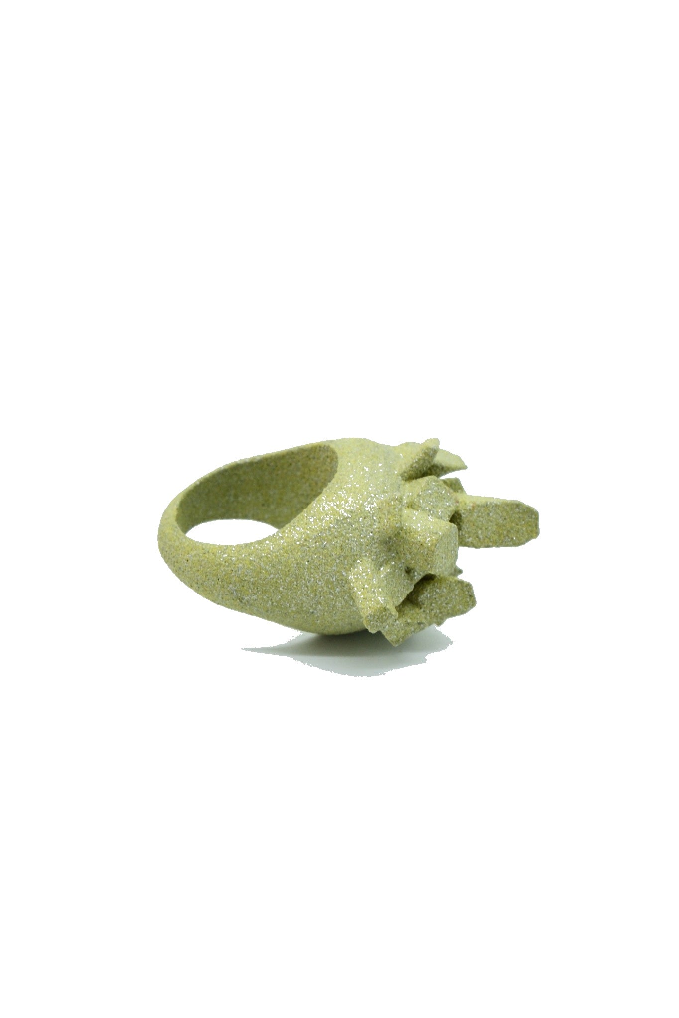 Gems in chains metallic green