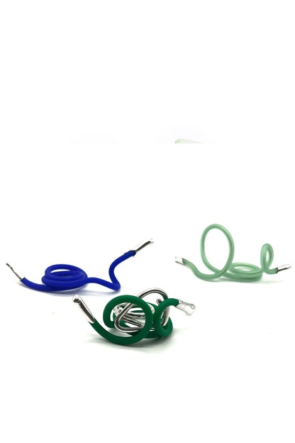 Light lightshow flex ring and armband green